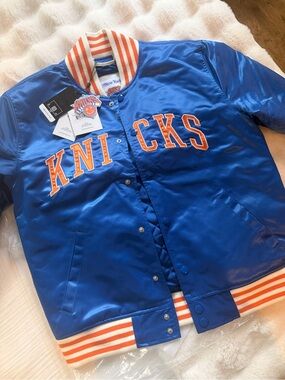 New York or Nowhere x New York Knicks Downtown Varsity Jacket | NWT | Size MD